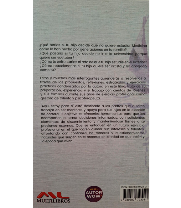 Libro Aquí estoy para ti